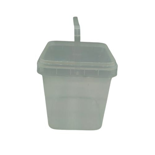 TP Seau 1.5L Rectangulaire Transparent