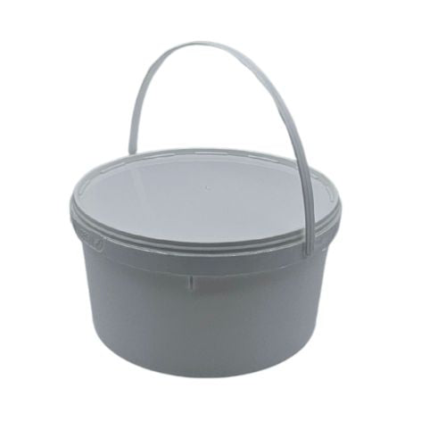 TP Seau 2.2L Rond Blanc