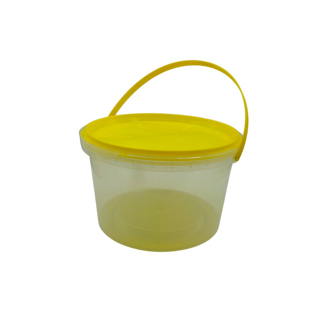 sp seau 2.5 L rond transparent